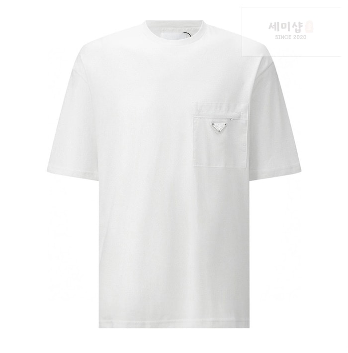 P R A D A 프라다 트라이앵글로고 리나일론 저지 티셔츠 의류 22번 이미지