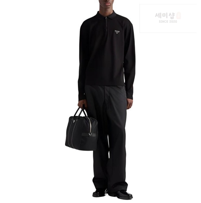 P R A D A 프라다 피케 리나일론 폴로 셔츠 의류 18번 이미지