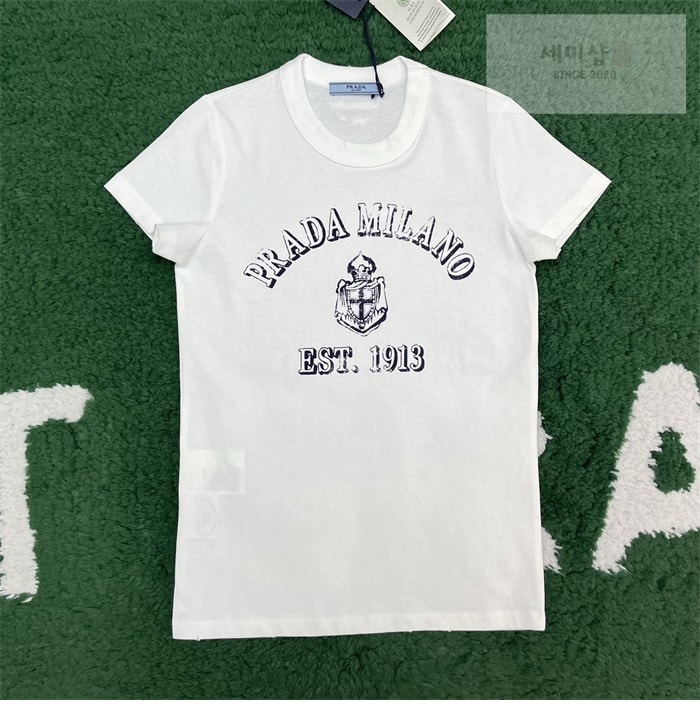 P R A D A 프라다 25ss 여성 반팔 티셔츠 의류 6번 이미지