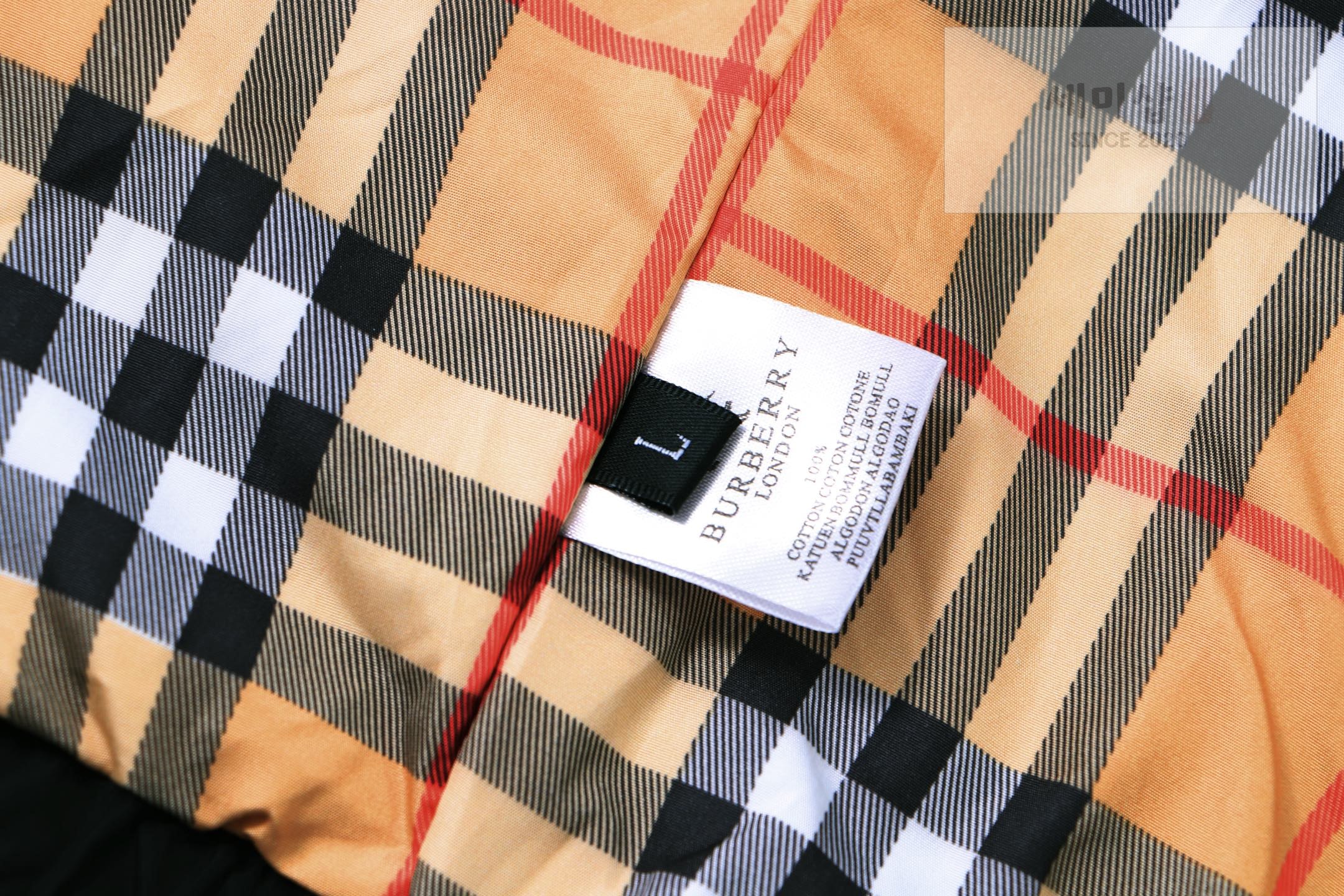 Burberry 버버리 로고 프린트 에코닐 후디 블랙 의류 9번 이미지
