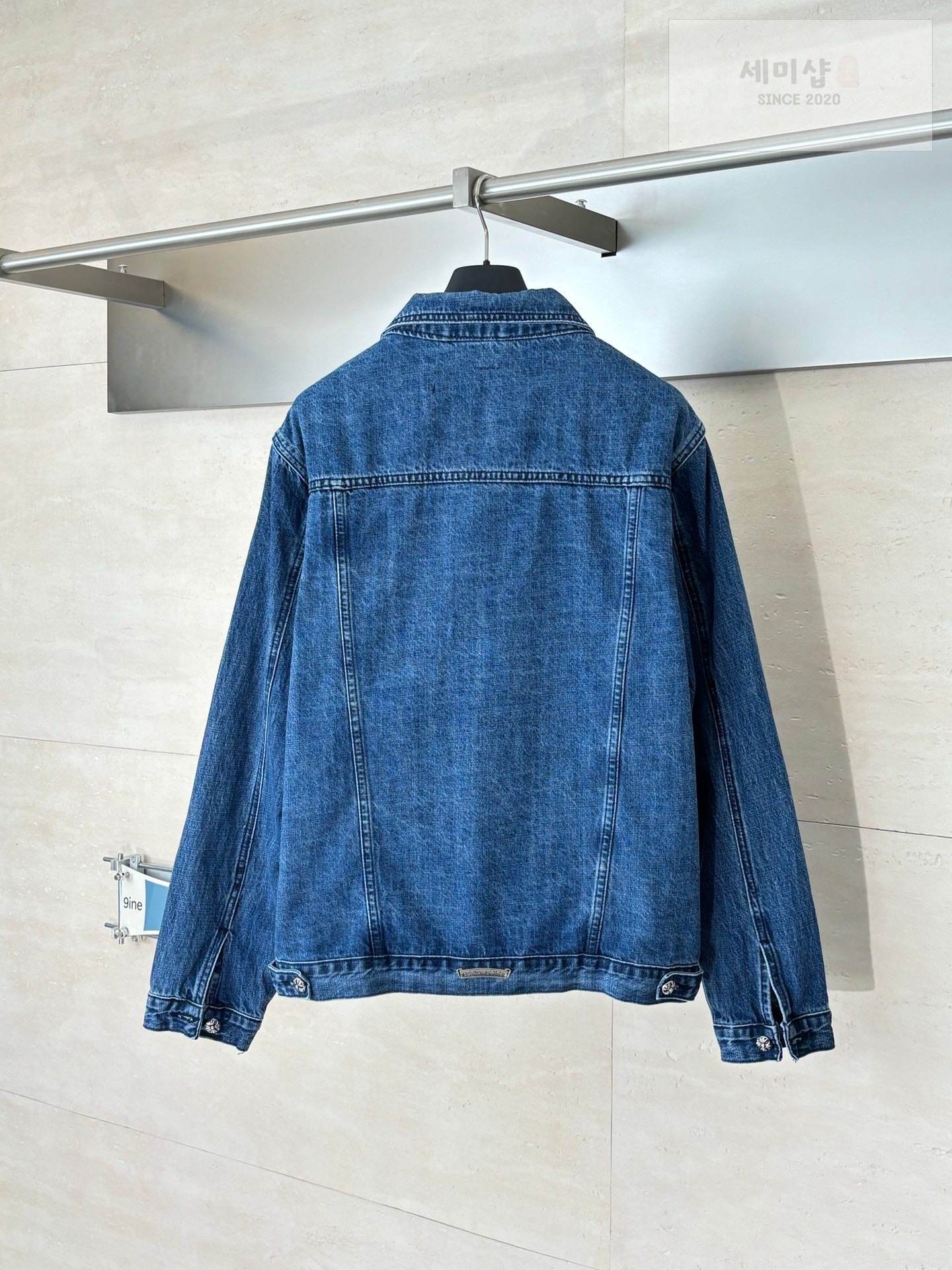 Chrome Hearts 크롬하츠 크로스 버튼 데님 자켓 인디고 워시 의류 2번 이미지