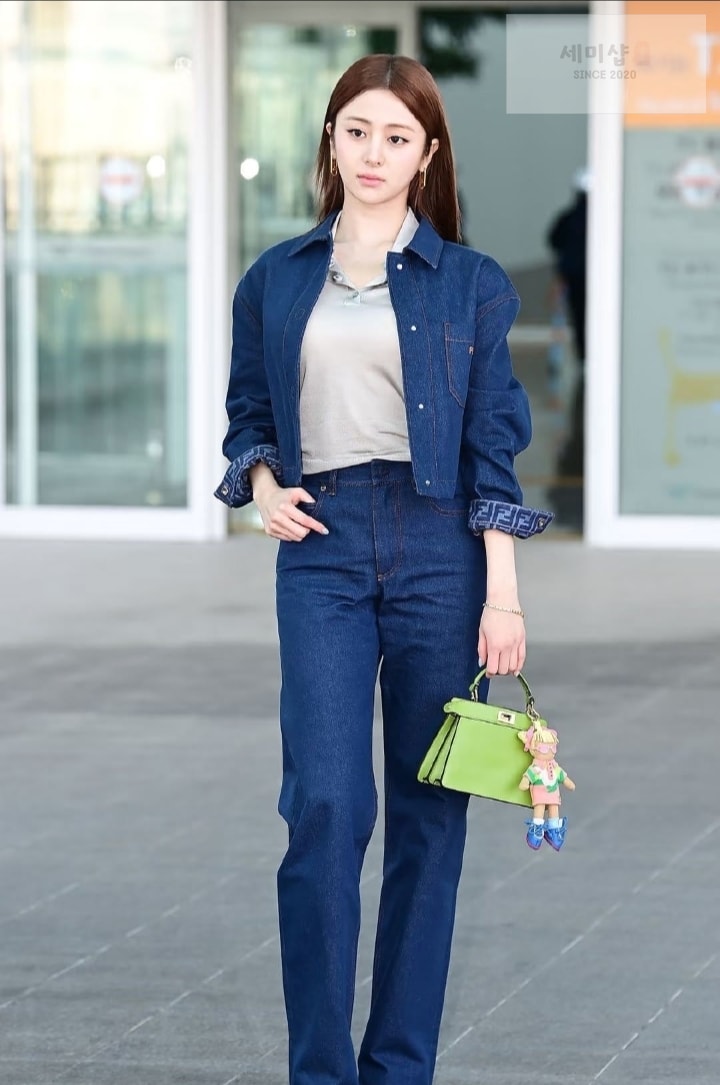 Fendi 펜디 블루 데님 자켓 네이비 블루 데님 의류 7번 이미지