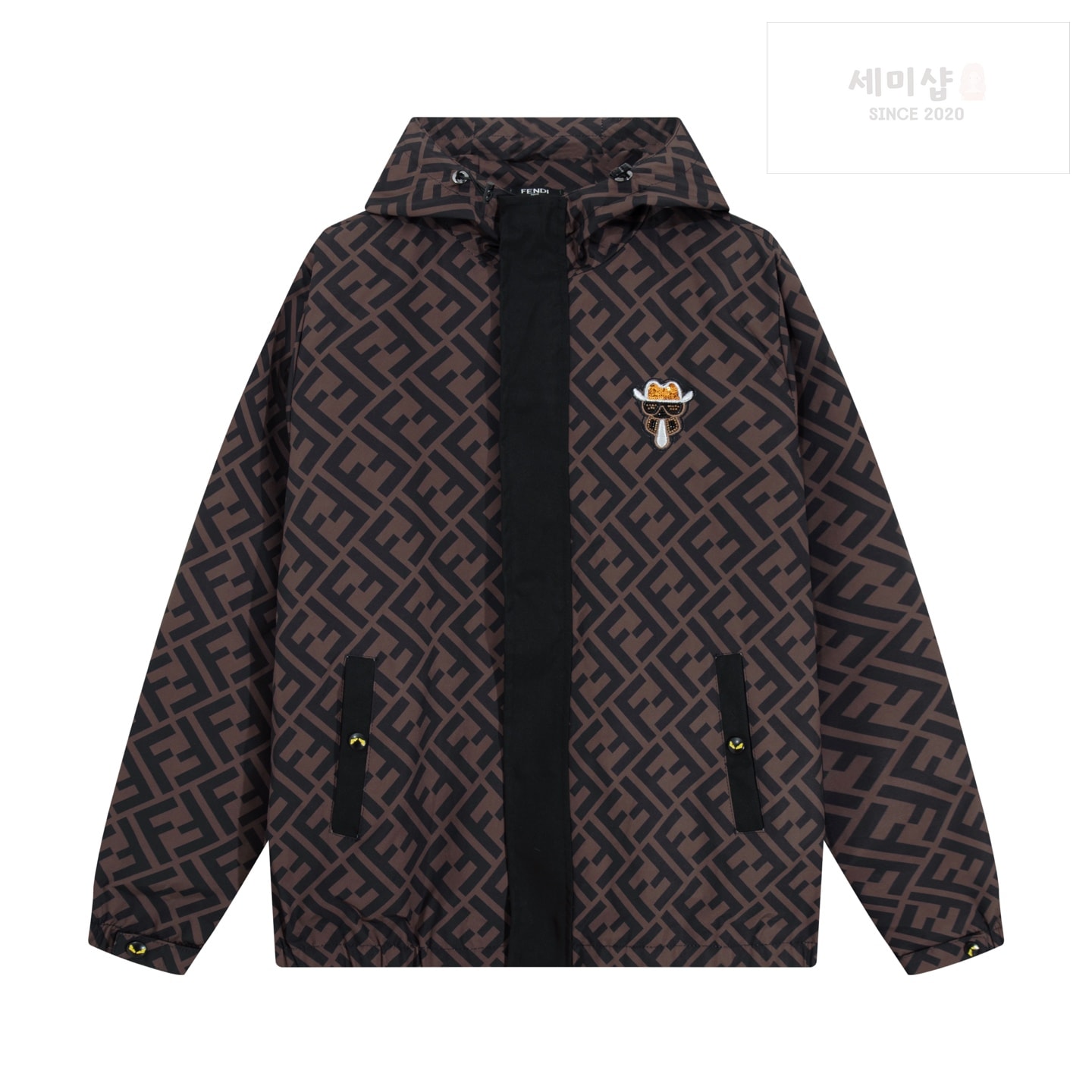 Fendi 펜디 올오버 윈드브레이커 브라운 의류 1번 이미지