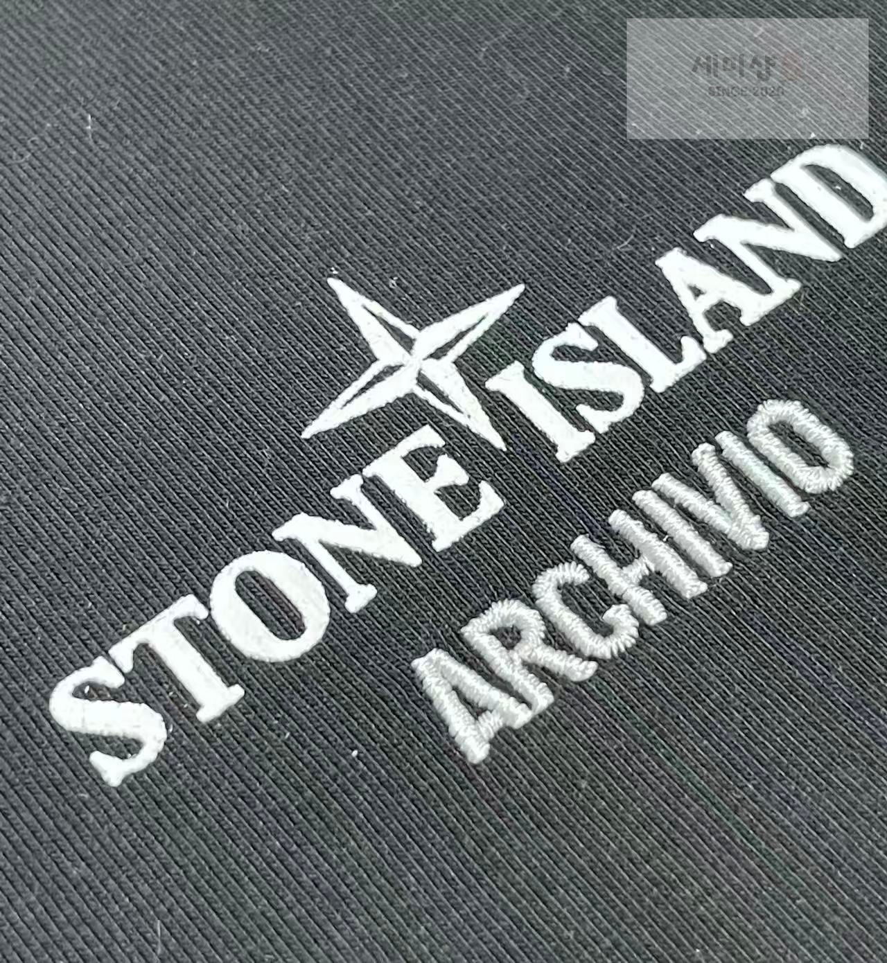 Stone Island 스톤아일랜드 가먼트 다이 포켓 티셔츠 블랙 의류 6번 이미지