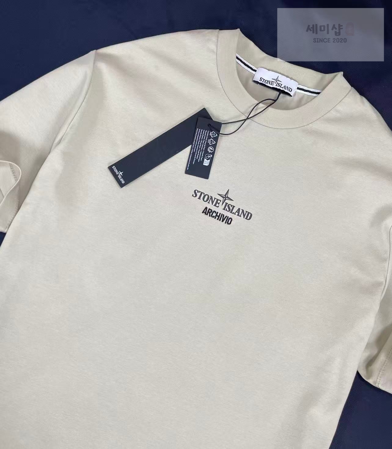 Stone Island 스톤아일랜드 가먼트 다이 포켓 티셔츠 레플리카 5번 이미지 - 의류 | 세미샵 레플리카 사이트