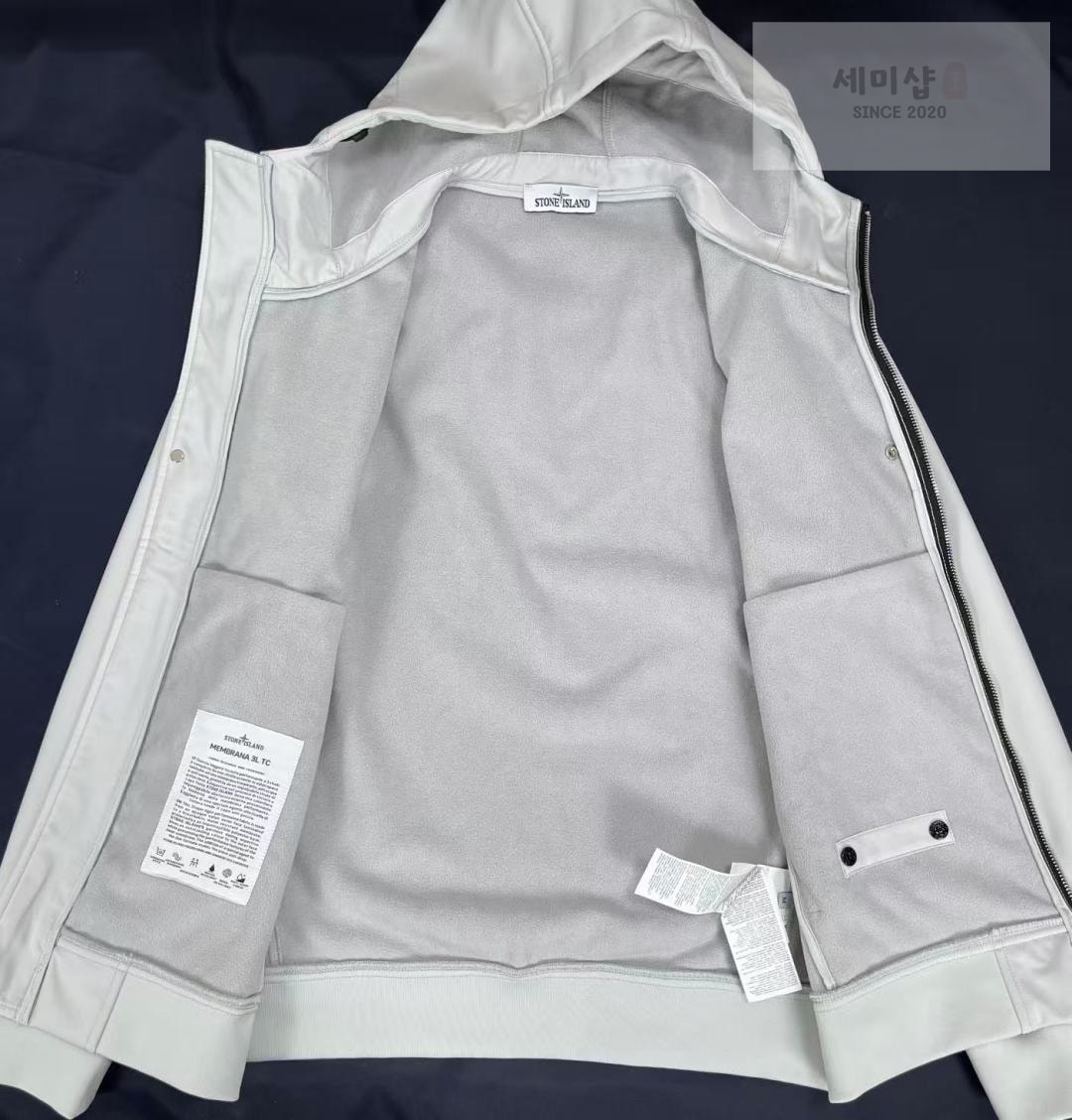 Stone Island 스톤아일랜드 소프트 쉘 프리모로프트 인슐레이션 후드 자켓 블랙 의류 13번 이미지