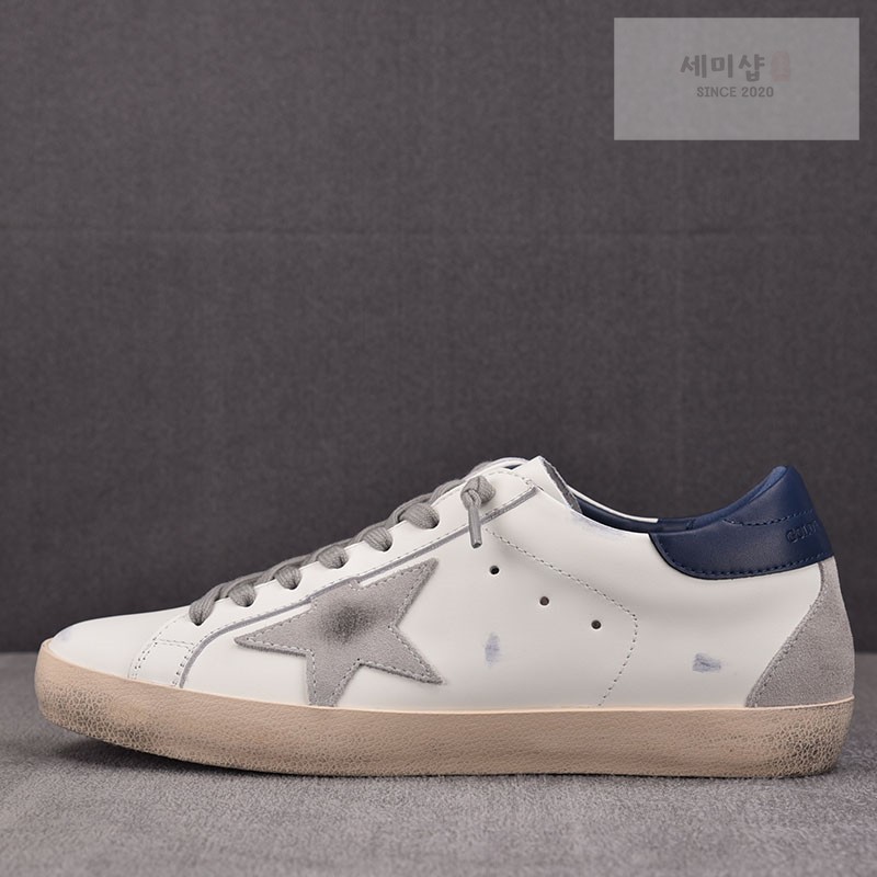 Golden Goose 골든구스 볼스타 레더 스니커즈 화이트 그레이 신발 1번 이미지