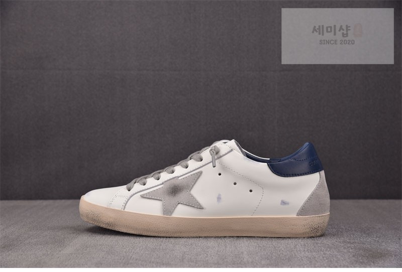 Golden Goose 골든구스 볼스타 레더 스니커즈 화이트 그레이 신발 2번 이미지