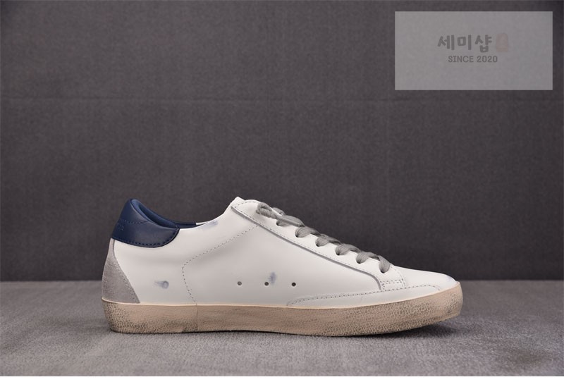 Golden Goose 골든구스 볼스타 레더 스니커즈 화이트 그레이 신발 3번 이미지