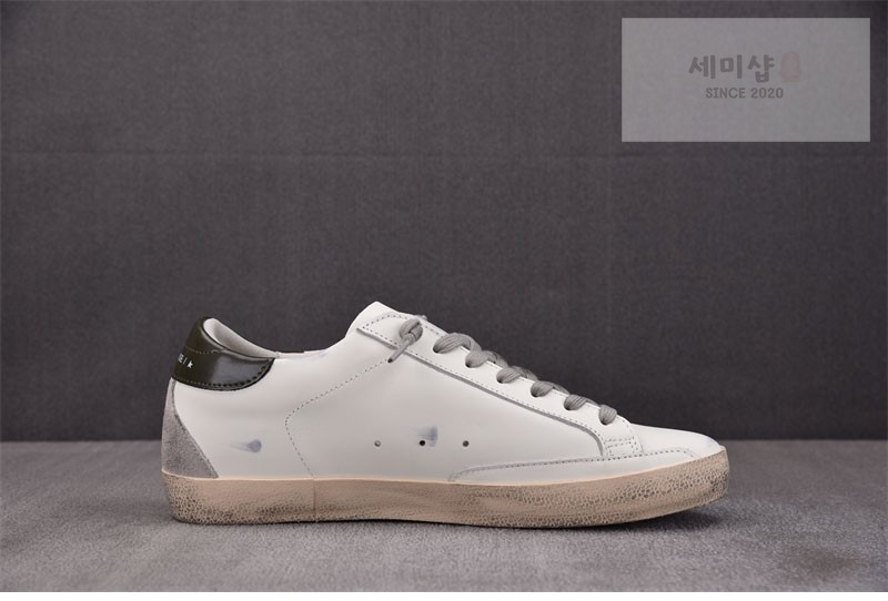 Golden Goose 골든구스 볼스타 레더 스니커즈 화이트 레드 신발 3번 이미지