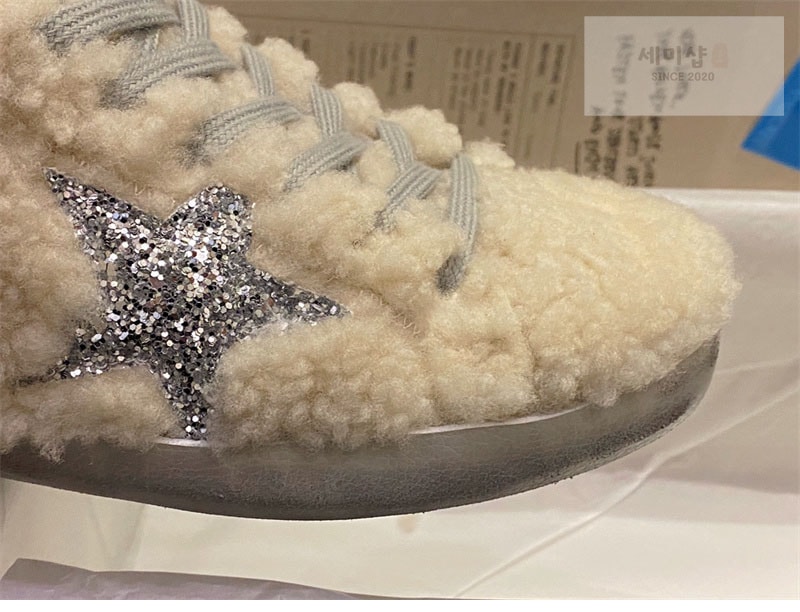 Golden Goose 골든구스 슈퍼스타 시어링 패널 글리터 스니커즈 신발 11번 이미지