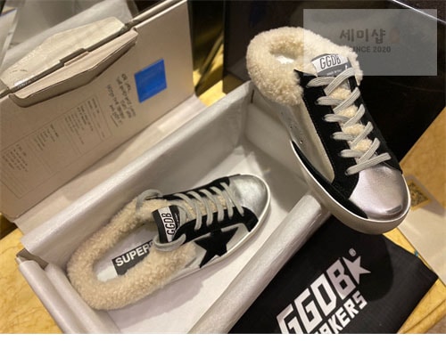 Golden Goose 골든구스 여성 시어링 뮬 스니커즈 신발 6번 이미지