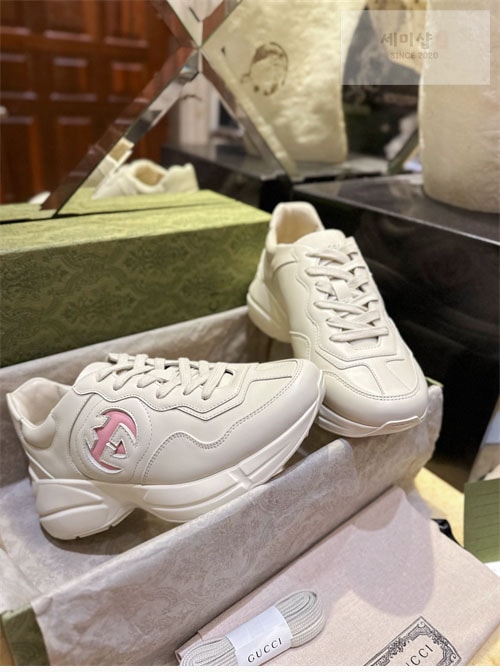 Gucci 구찌 라이톤 인터로킹 G 스니커즈 여성용 신발 7번 이미지