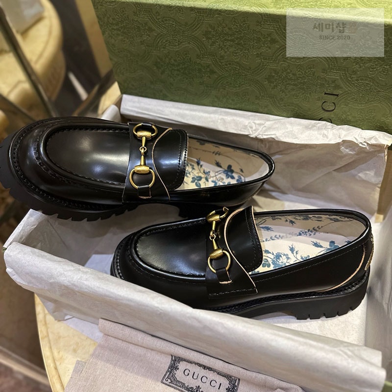 Gucci 구찌 러그 솔 홀스빗 로퍼 신발 1번 이미지