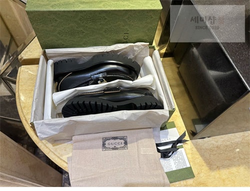 Gucci 구찌 러그 솔 홀스빗 로퍼 신발 5번 이미지