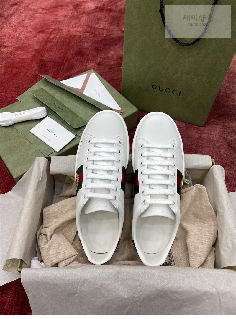Gucci 구찌 에이스 스니커즈 꿀벌 자수 여성용 신발 6번 이미지