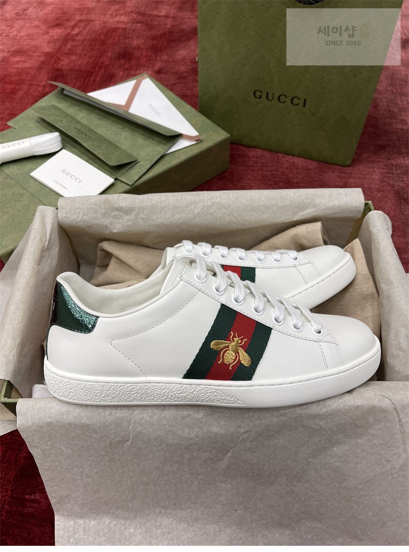 Gucci 구찌 에이스 스니커즈 꿀벌 자수 여성용 신발 9번 이미지