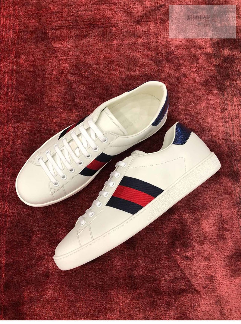 Gucci 구찌 에이스 스니커즈 네이비탭 신발 4번 이미지