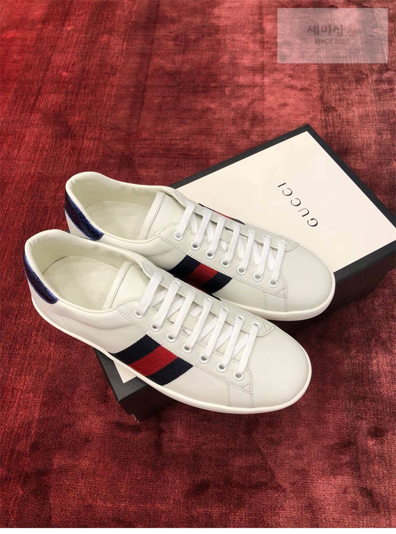 Gucci 구찌 에이스 스니커즈 네이비탭 신발 7번 이미지