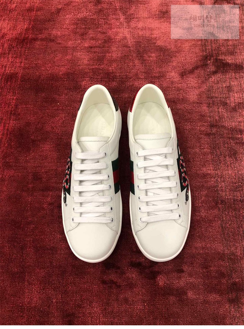 Gucci 구찌 에이스 스니커즈 스네이크 자수 남성용 신발 7번 이미지