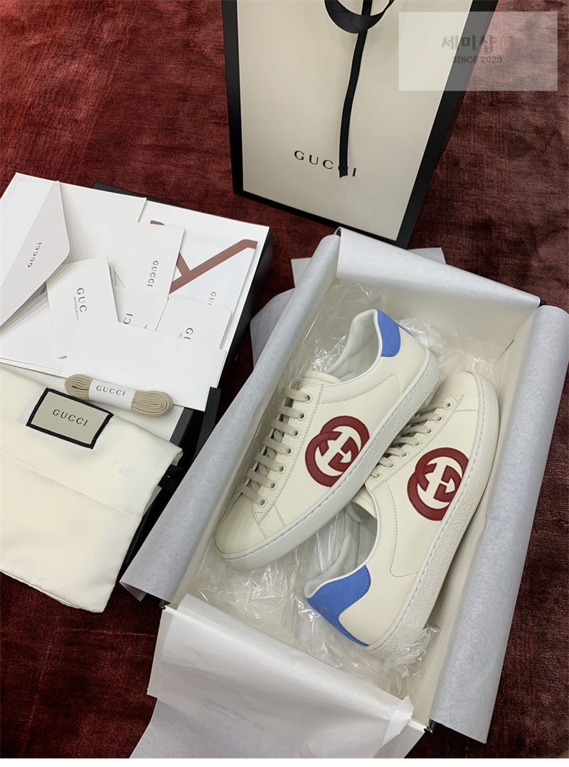 Gucci 구찌 에이스 스니커즈 인터로킹 G 패치 남성용 신발 9번 이미지