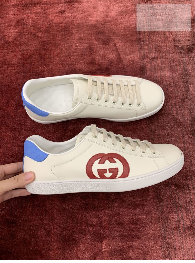 Gucci 구찌 에이스 스니커즈 인터로킹 G 패치 남성용 신발 10번 이미지