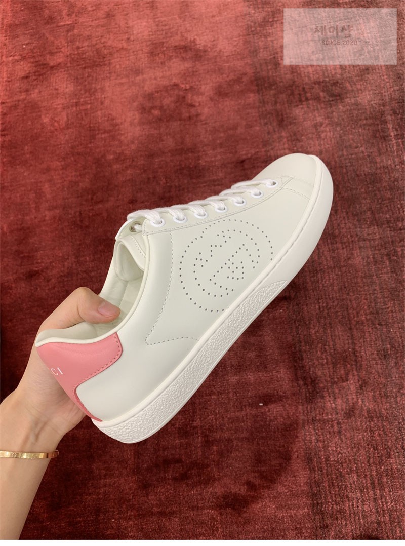 Gucci 구찌 에이스 스니커즈 인터로킹 G 펀칭 여성용 신발 5번 이미지