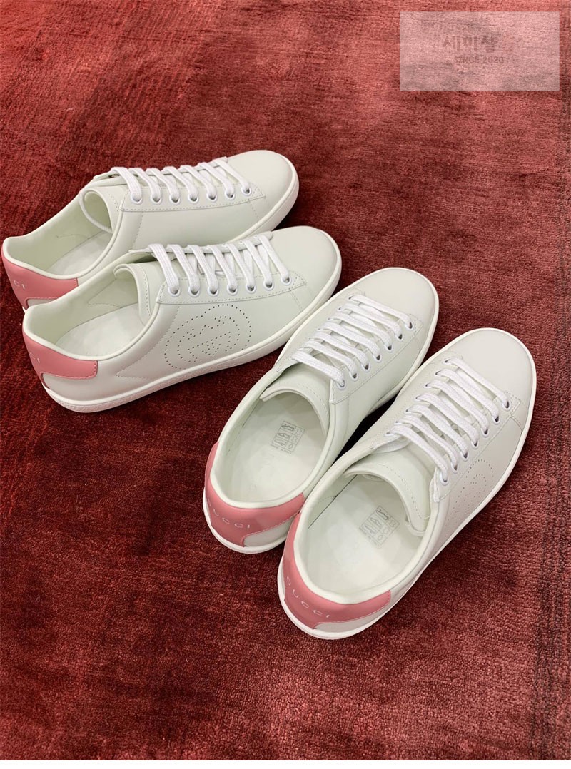 Gucci 구찌 에이스 스니커즈 인터로킹 G 펀칭 여성용 신발 6번 이미지