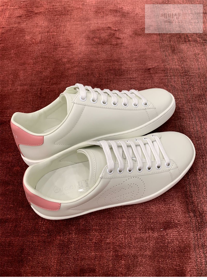 Gucci 구찌 에이스 스니커즈 인터로킹 G 펀칭 여성용 신발 7번 이미지