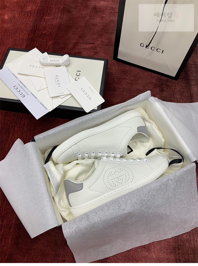 Gucci 구찌 에이스 스니커즈 인터로킹 G 펀칭 신발 10번 이미지