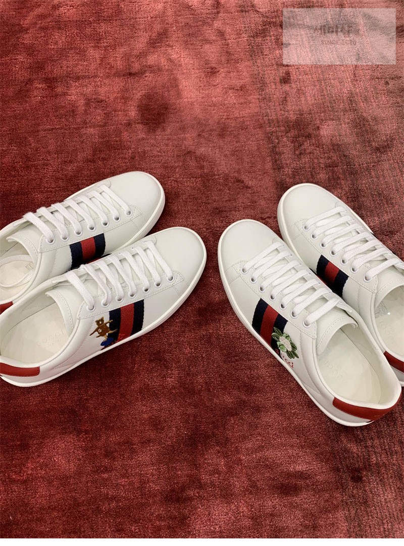 Gucci 구찌 에이스 스니커즈 키튼 & 콜리 플라워 자수 신발 3번 이미지