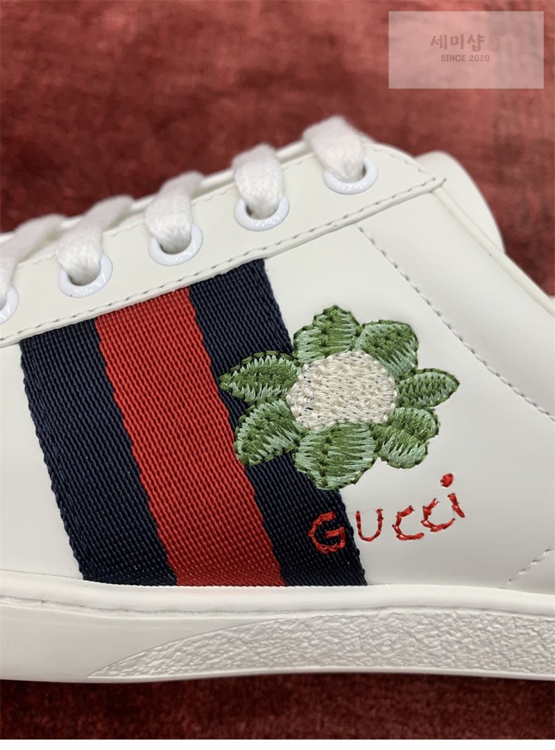 Gucci 구찌 에이스 스니커즈 키튼 & 콜리 플라워 자수 신발 4번 이미지