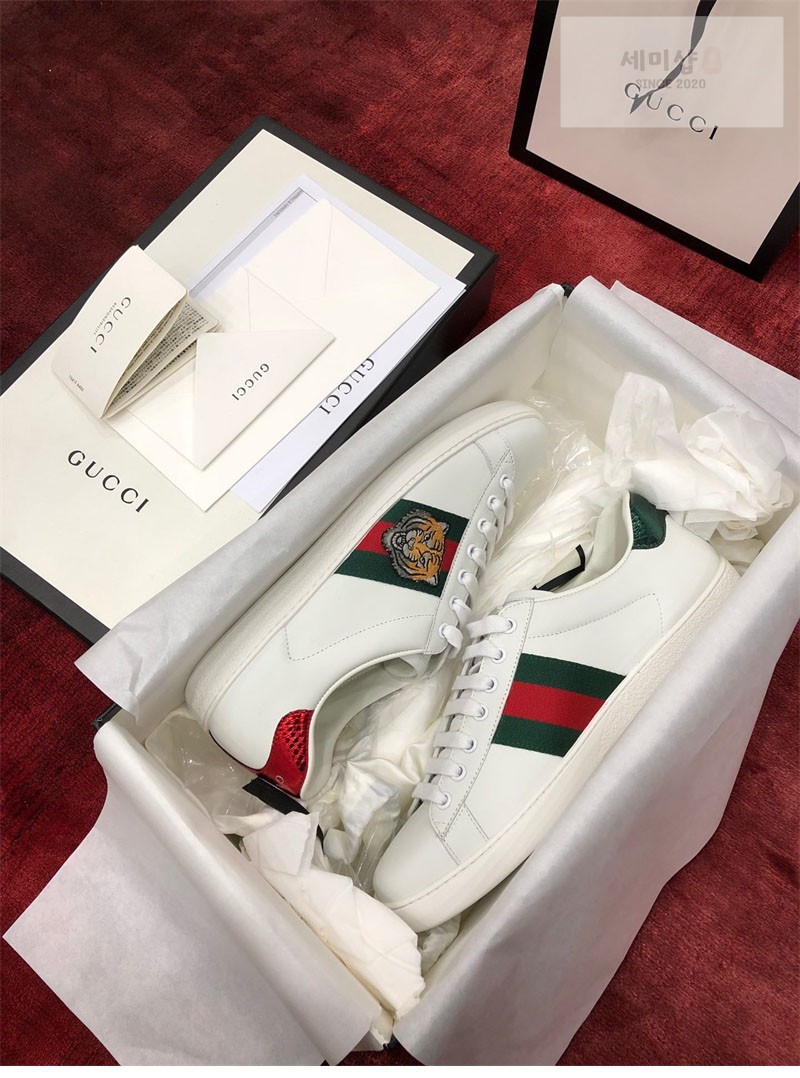 Gucci 구찌 에이스 스니커즈 타이거 자수 남성용 신발 3번 이미지