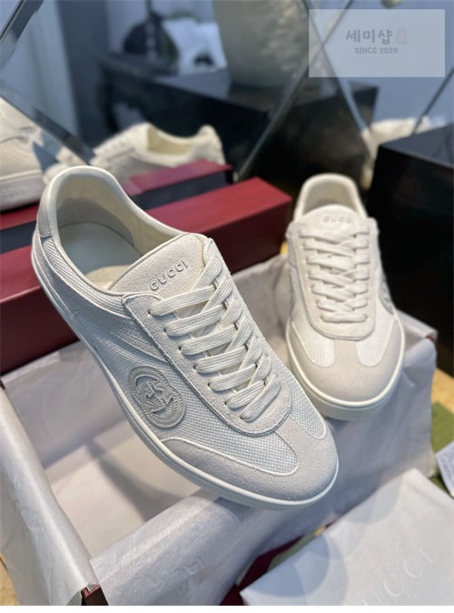 Gucci 구찌 인터로킹G 스웨이드 스니커즈 레플리카 6번 이미지 - 신발 | 세미샵 레플리카 사이트