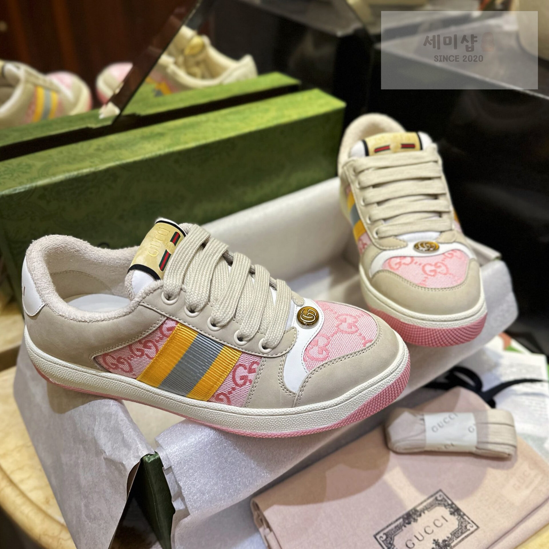 Gucci 구찌 GG 모티브 스크리너 스니커즈 “35SIZE – 40SIZE” 신발 1번 이미지