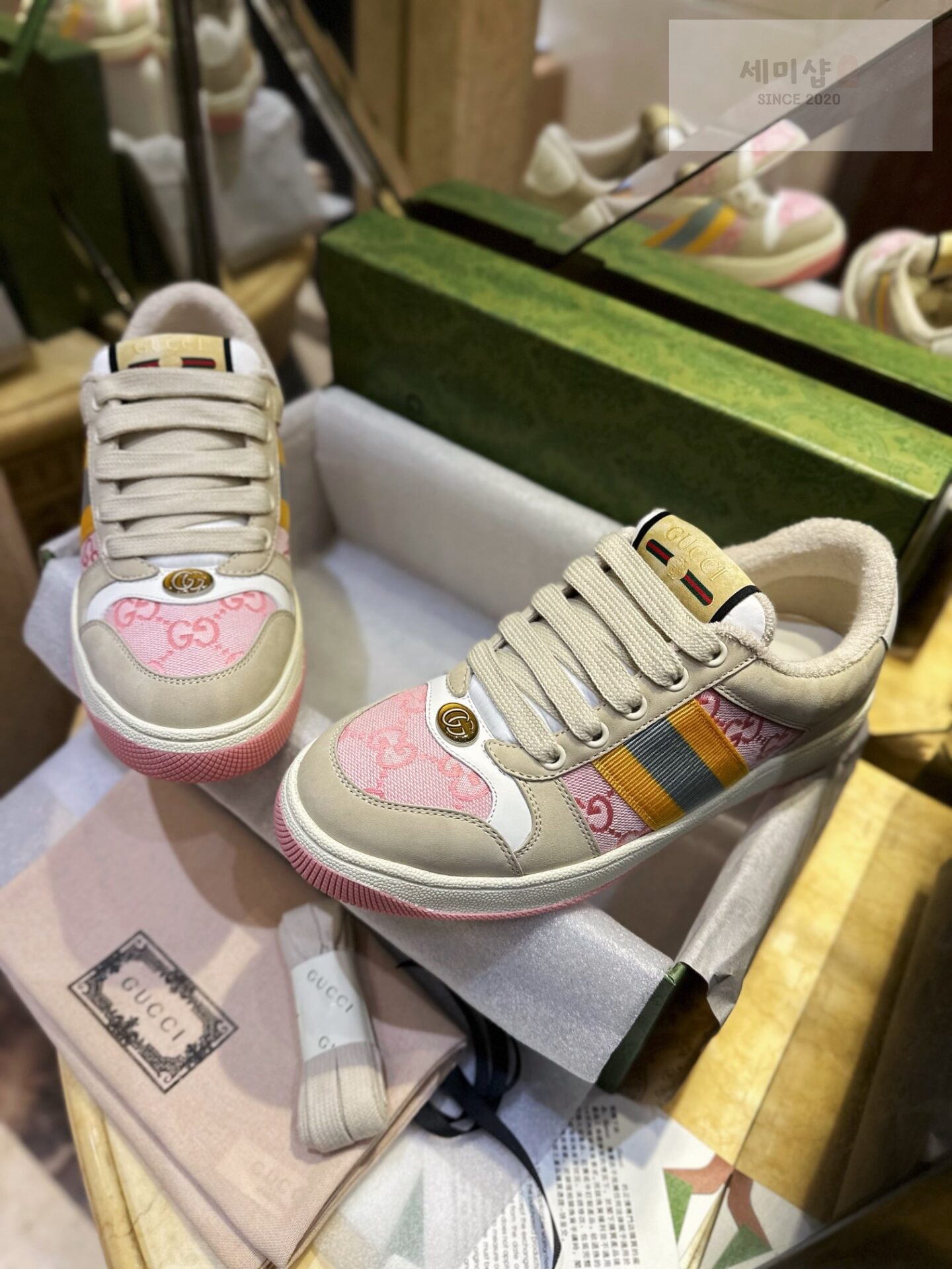 Gucci 구찌 GG 모티브 스크리너 스니커즈 “35SIZE – 40SIZE” 신발 4번 이미지