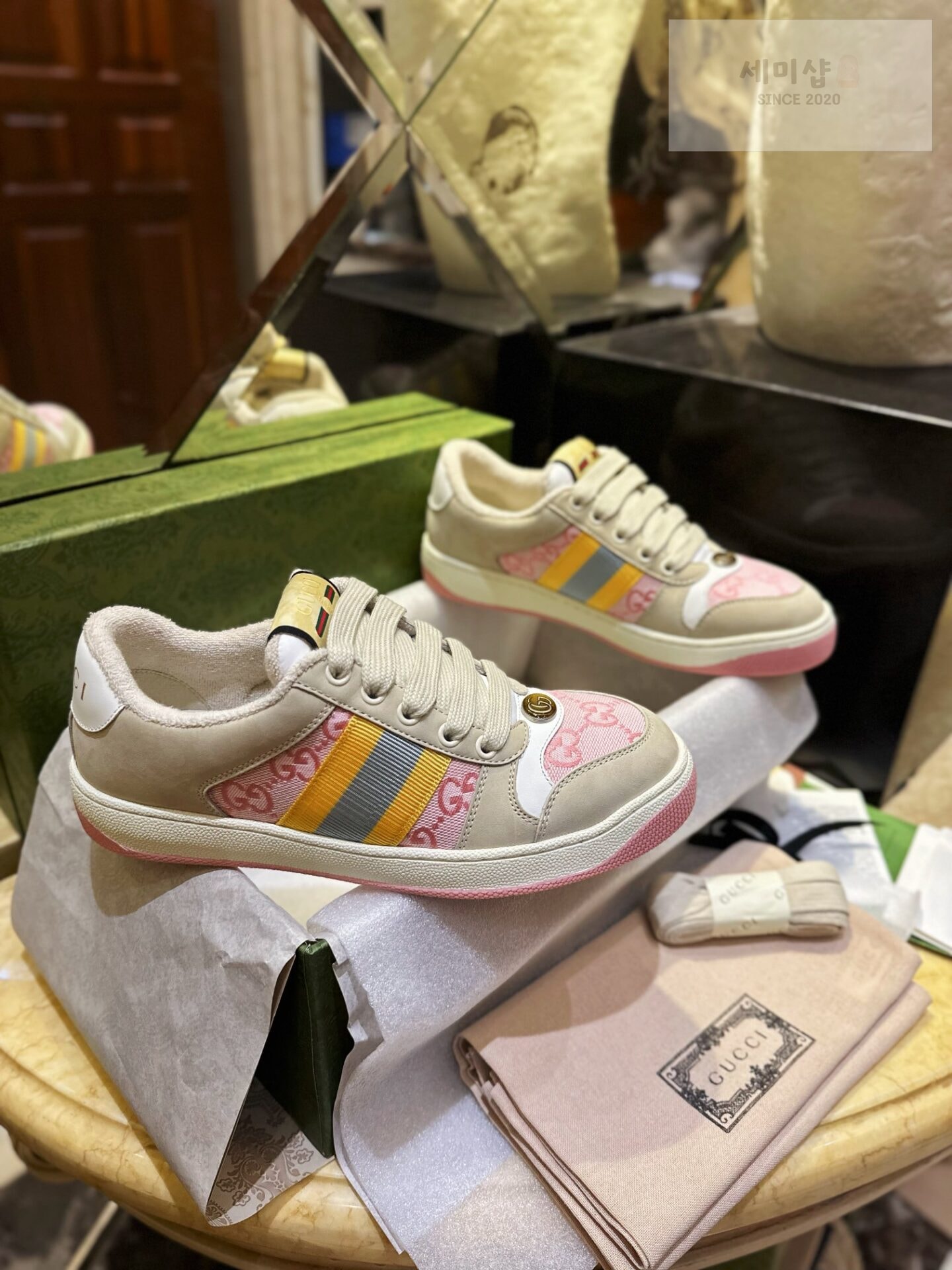 Gucci 구찌 GG 모티브 스크리너 스니커즈 “35SIZE – 40SIZE” 신발 11번 이미지