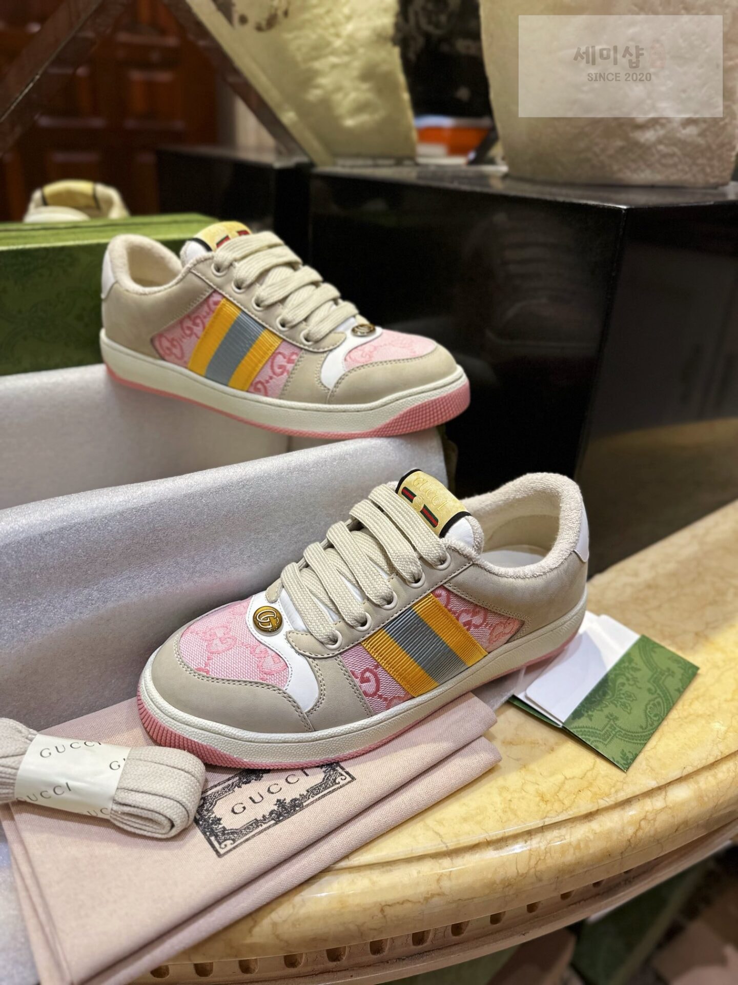 Gucci 구찌 GG 모티브 스크리너 스니커즈 “35SIZE – 40SIZE” 신발 5번 이미지