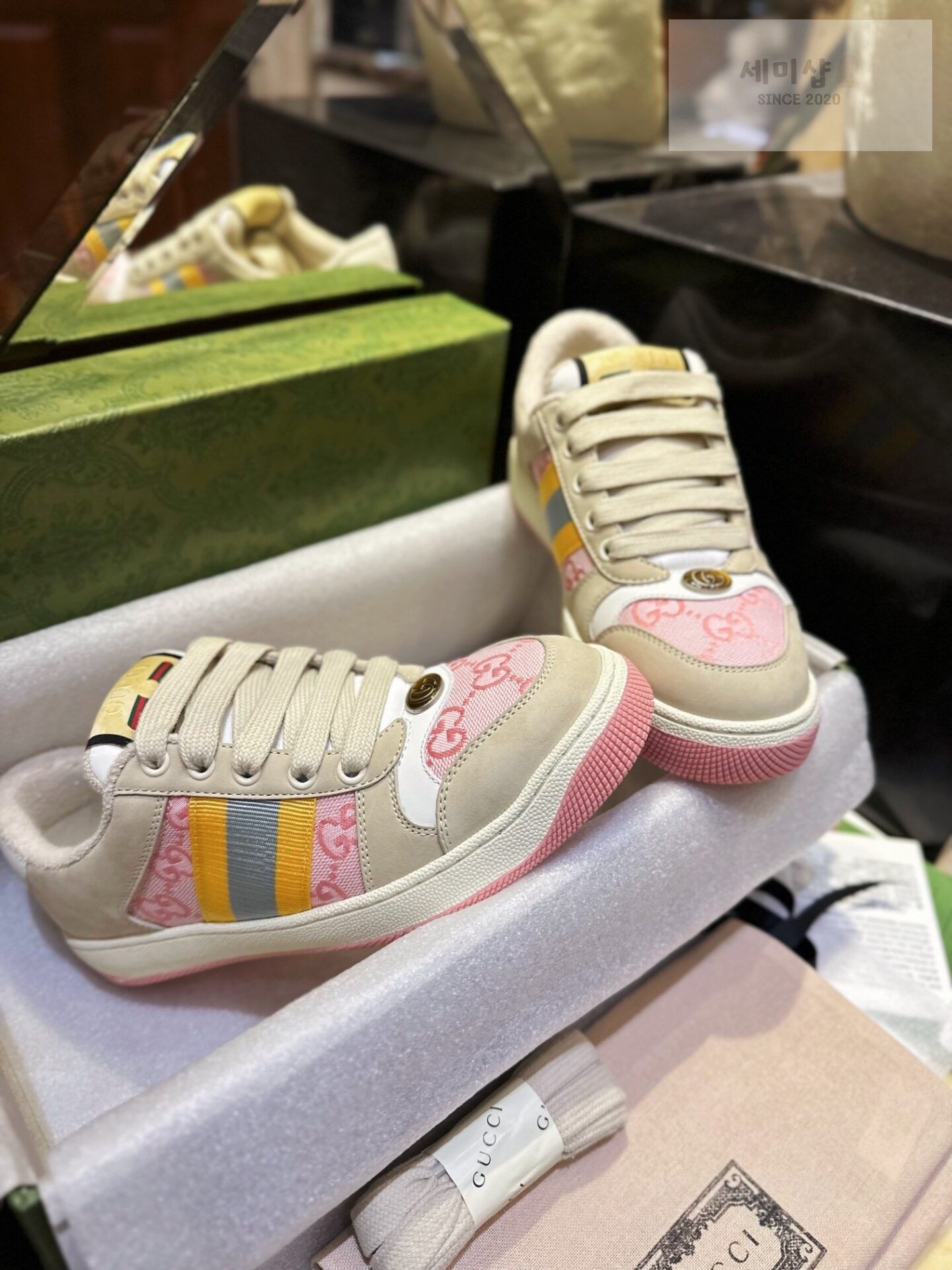 Gucci 구찌 GG 모티브 스크리너 스니커즈 “35SIZE – 40SIZE” 신발 7번 이미지