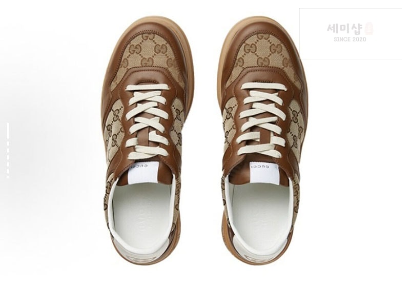 Gucci 구찌 GG 캔버스 스니커즈 브라운 GG 수프림 레플리카 13번 이미지 - 신발 | 세미샵 레플리카 사이트