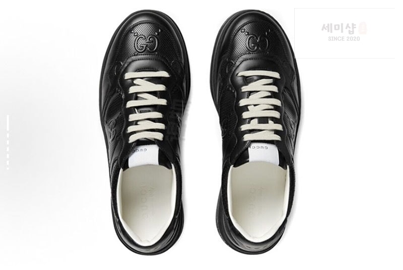 Gucci 구찌 GG 캔버스 스니커즈 블랙 신발 2번 이미지