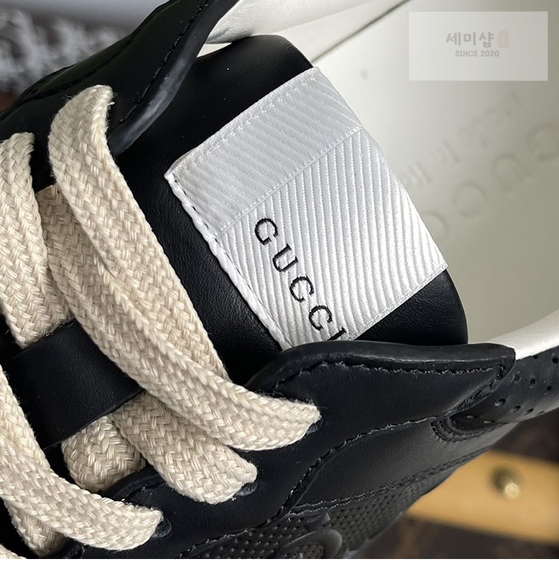 Gucci 구찌 GG 캔버스 스니커즈 블랙 신발 6번 이미지