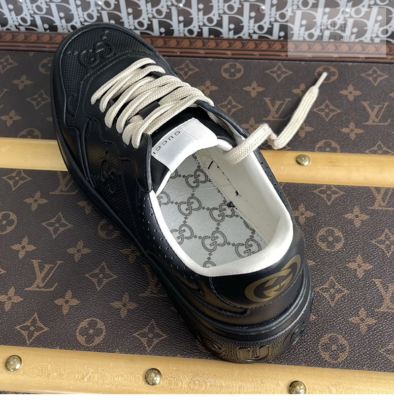 Gucci 구찌 GG 캔버스 스니커즈 블랙 신발 10번 이미지