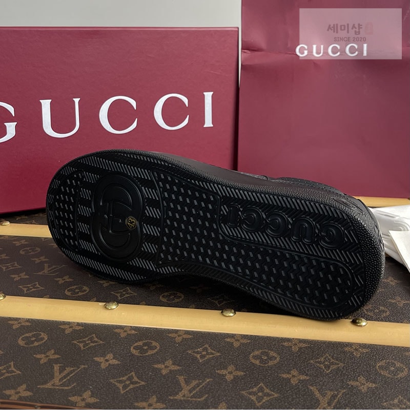 Gucci 구찌 GG 캔버스 스니커즈 블랙 GG 수프림 레플리카 11번 이미지 - 신발 | 세미샵 레플리카 사이트
