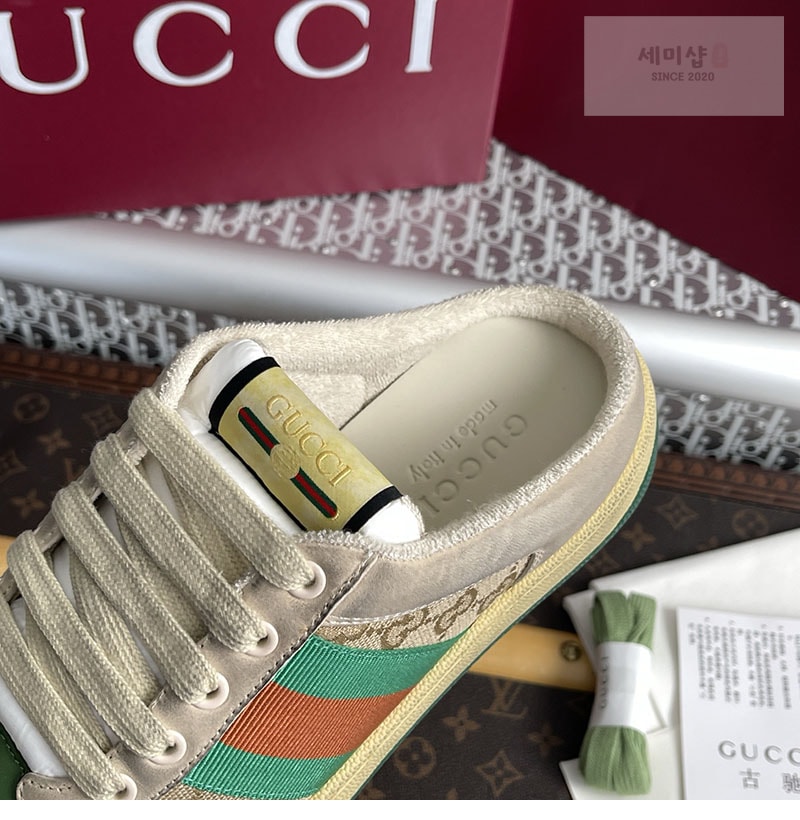 Gucci 구찌 GG 캔버스 스크리너 뮬 신발 8번 이미지