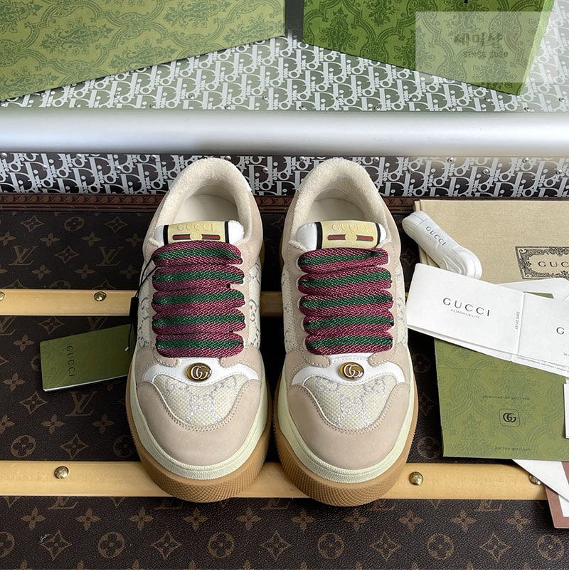 Gucci 구찌 GG 캔버스 스크리너 스니커즈 신발 4번 이미지