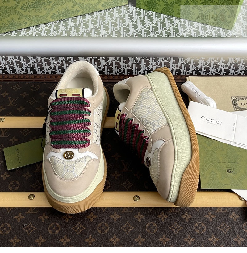 Gucci 구찌 GG 캔버스 스크리너 스니커즈 신발 5번 이미지