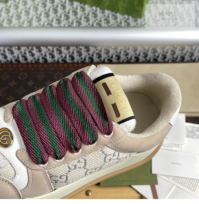 Gucci 구찌 GG 캔버스 스크리너 스니커즈 신발 8번 이미지