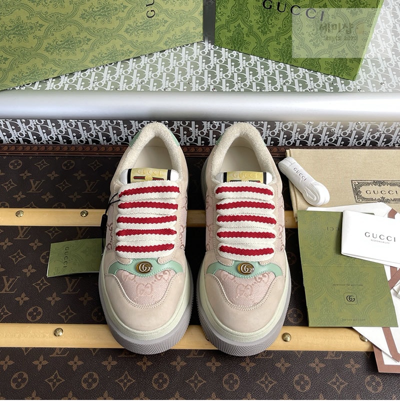 Gucci 구찌 GG 캔버스 스크리너 스니커즈 신발 3번 이미지