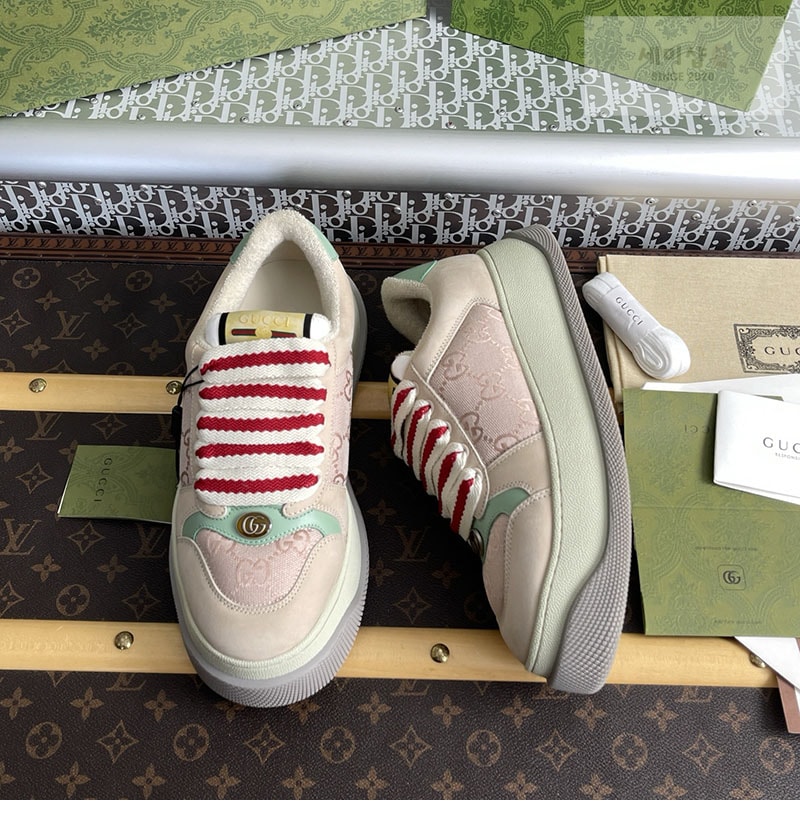 Gucci 구찌 GG 캔버스 스크리너 스니커즈 신발 4번 이미지